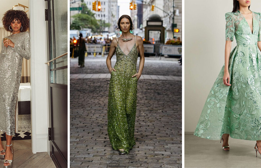 Elegant Sequin Wedding Dress for the Guest: Style & Sparkle